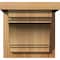 Ekena Millwork Pescadero Rough Sawn Corbel w/Backplate, Western Red Cedar, 8"W x 8"D x 8"H COR08X08X08PEC01RWR - alternate 4